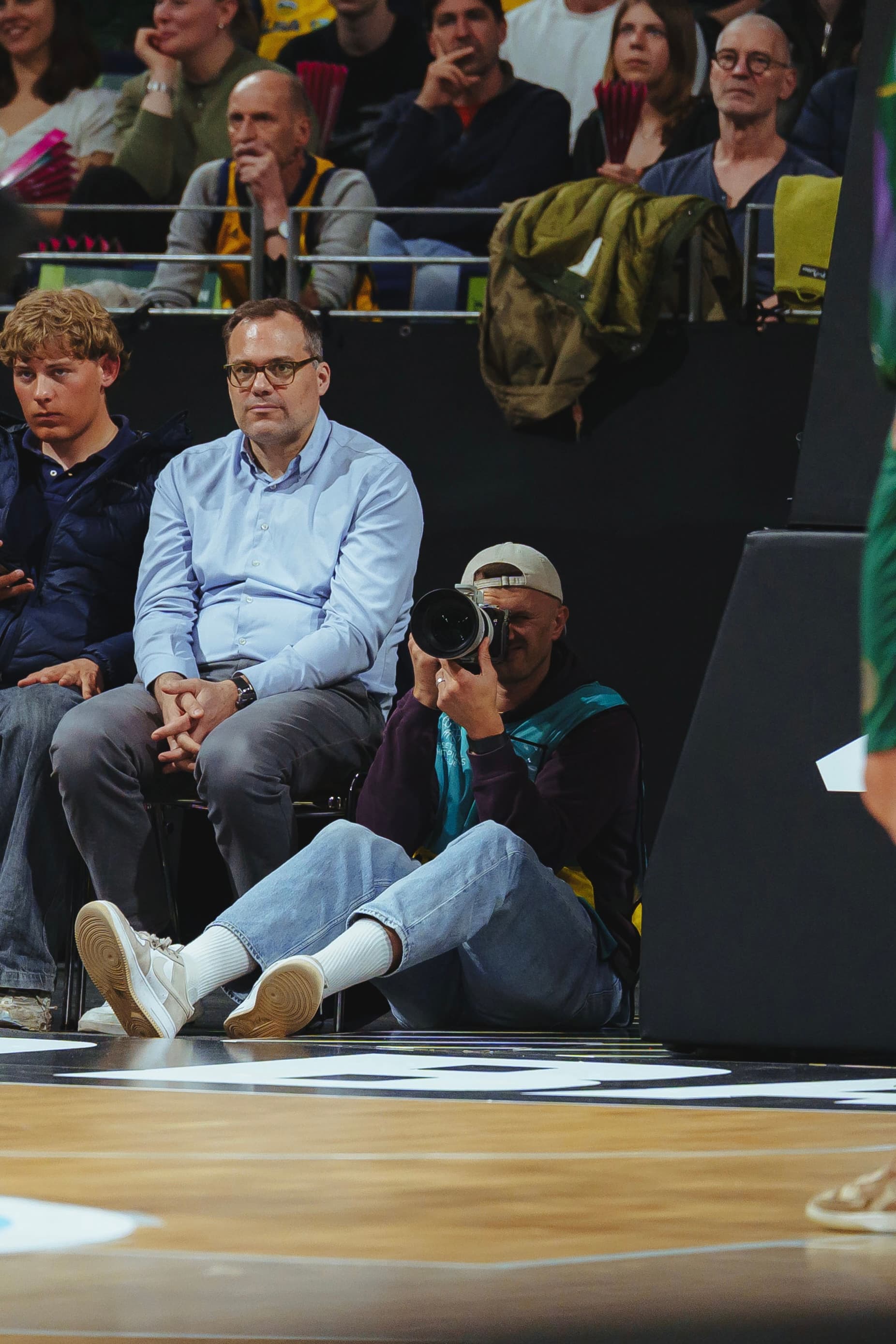 Mirko Meister als Sportfotograf courtside bei ALBA Berlin